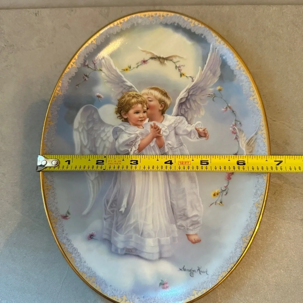 Vtg Bradford Exchange Sandra Kuck’s Heaven’s Secrets Decorative Plate 12654A